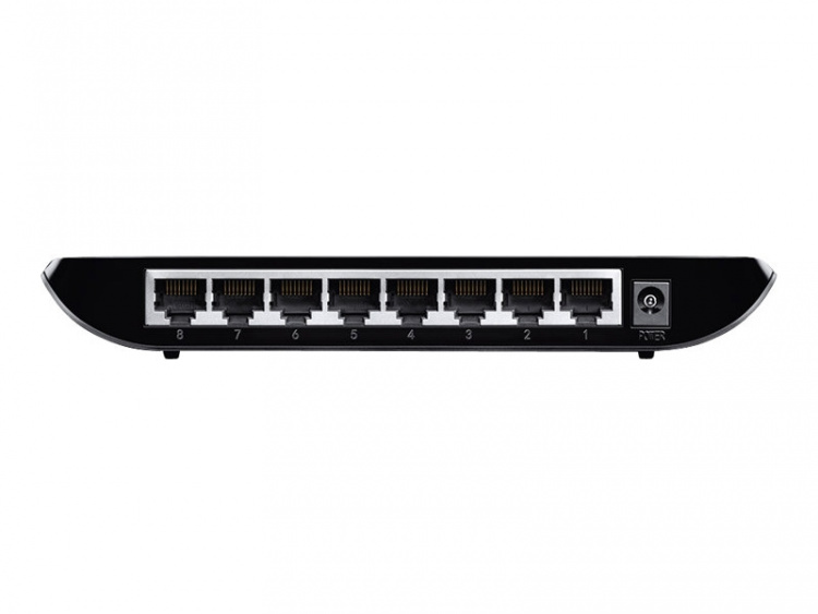 TP-LINK TL-SG1008D Ohanterad Gigabit Ethernet (10/100/1000) Svart