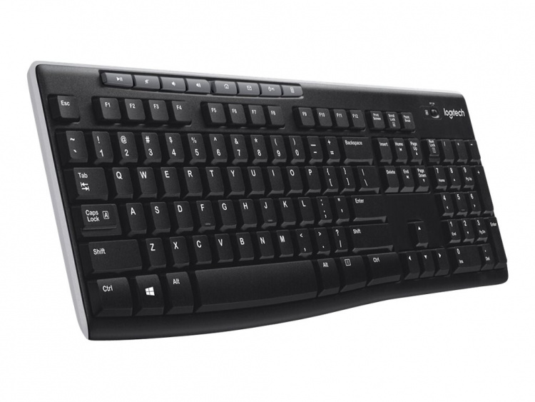 Logitech K270 tangentbord RF Trådlös QWERTY Svart