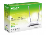 TP-LINK TL-WR840N trådlös router Snabb Ethernet Singel-band (2,4 GHz) Grå, Vit