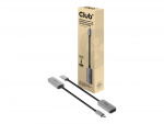 CLUB3D CAC-1567 USB-grafikadapter 7680 x 4320 pixlar Svart, Silver