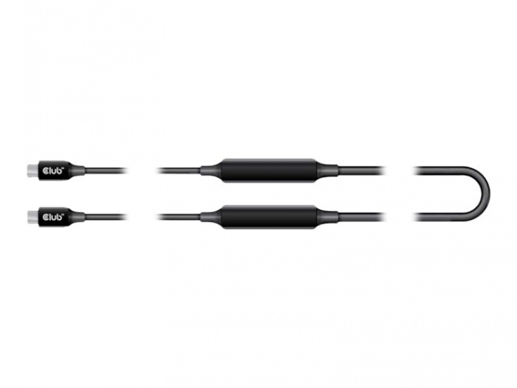 CLUB3D CAC-1535 USB-kablar 5 m USB 3.2 Gen 2 (3.1 Gen 2) USB C Svart