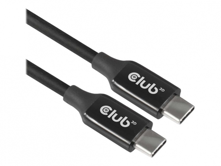 CLUB3D CAC-1535 USB-kablar 5 m USB 3.2 Gen 2 (3.1 Gen 2) USB C Svart