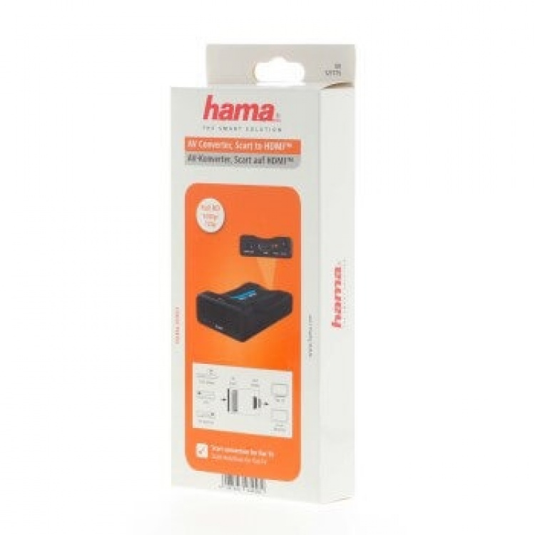 HAMA Scart Converter Scart to HDMI HD 1080p HAMA Scart Converter Scart to HDMI HD 1080p