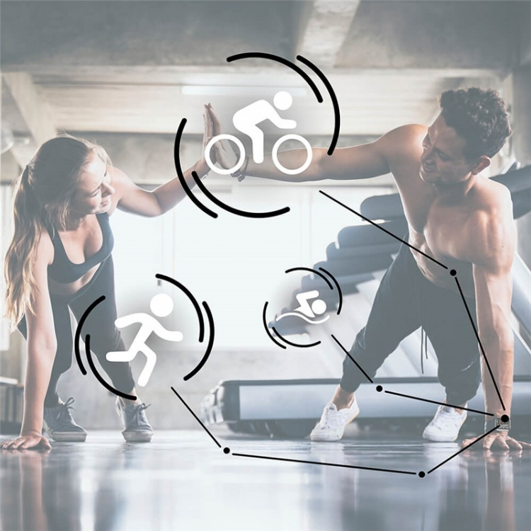 HAMA Fit Watch 4900 Smart Watch Blue