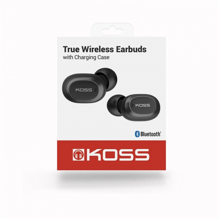 KOSS Headphone True Wireless TWS250i Mic Black KOSS Headphone True Wireless TWS250i Mic Black