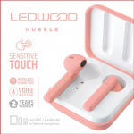 LEDWOOD Headphone Hubble TWS True Wireless In-Ear Pink Mic