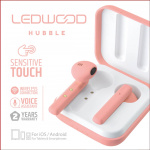 LEDWOOD Headphone Hubble TWS True Wireless In-Ear Pink Mic