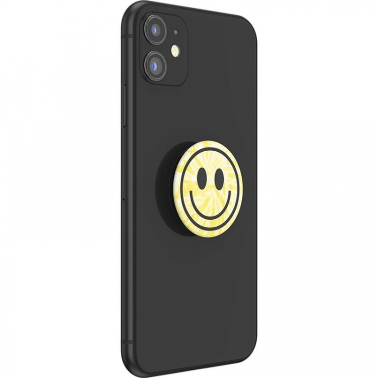 POPSOCKETS Tie Dye Smiley Removable Grip with Standfunction