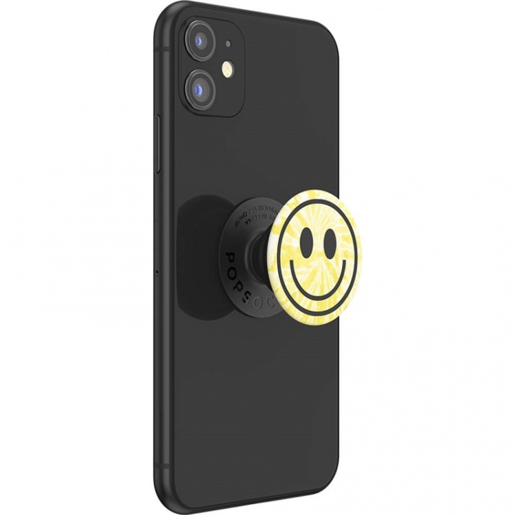 POPSOCKETS Tie Dye Smiley Removable Grip with Standfunction