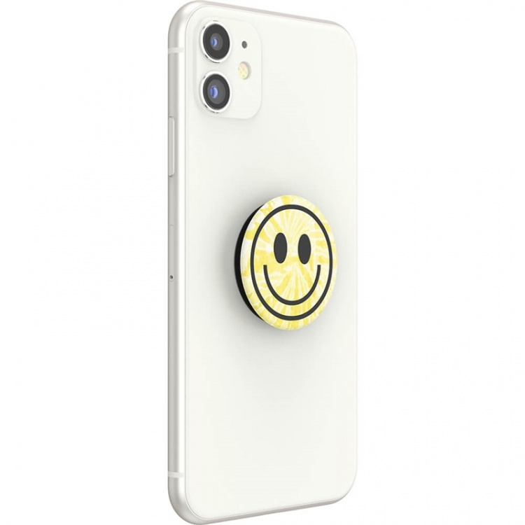 POPSOCKETS Tie Dye Smiley Removable Grip with Standfunction