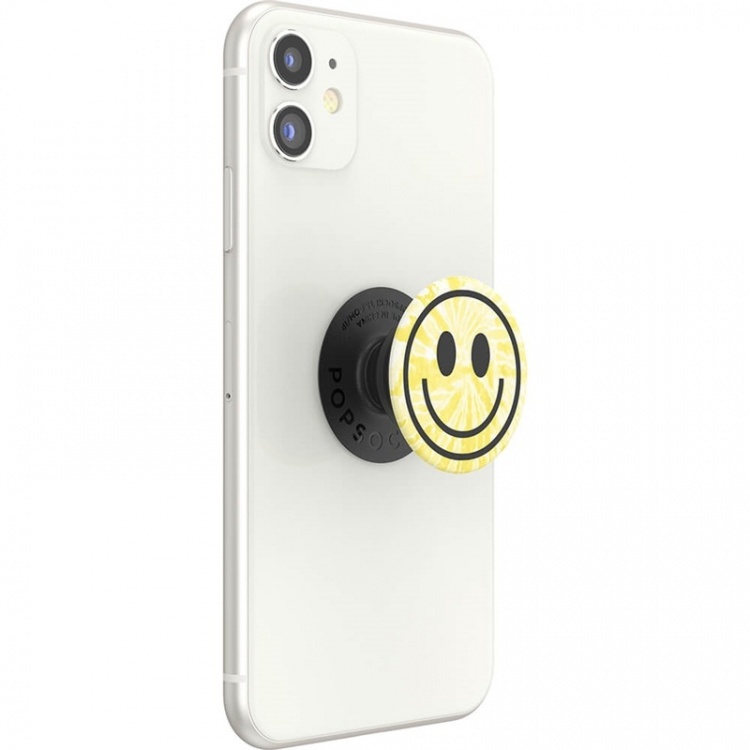 POPSOCKETS Tie Dye Smiley Removable Grip with Standfunction