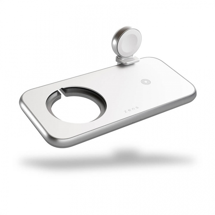 ZENS 4in1 charger Designed for Magsafe 10W + Room for Magsafe + USB-A + Apple Watch ZENS 4in1 charger Designed for Magsafe 10W + Room for Magsafe + USB-A + Apple Watch