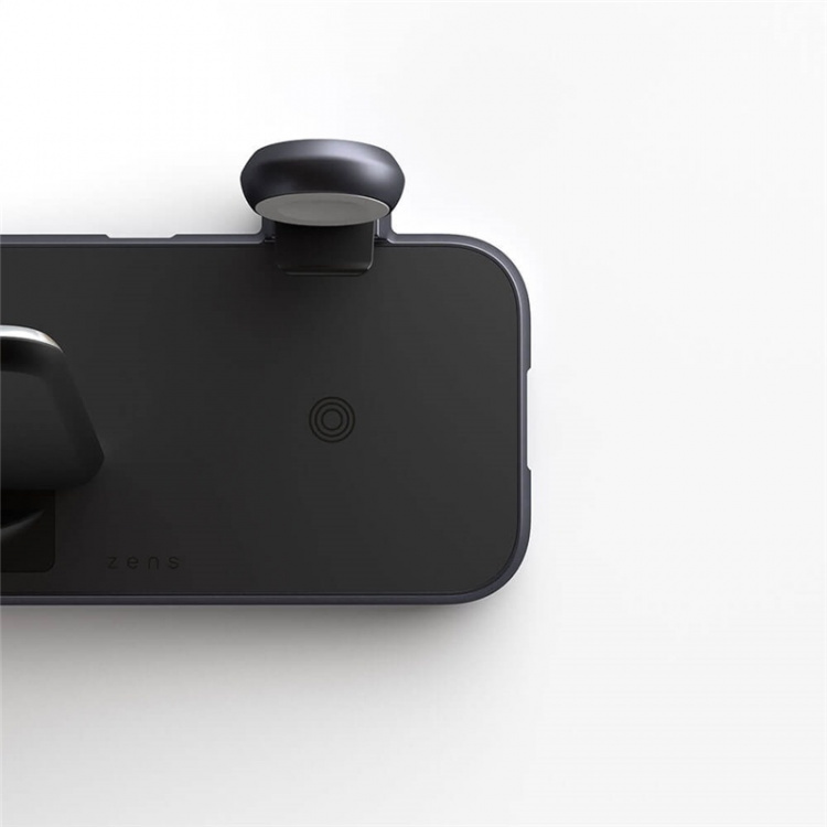 ZENS 4in1 QI Tablecharger 10W inkl 45W USB-C PD Black ZENS 4in1 QI Tablecharger 10W inkl 45W USB-C PD Black