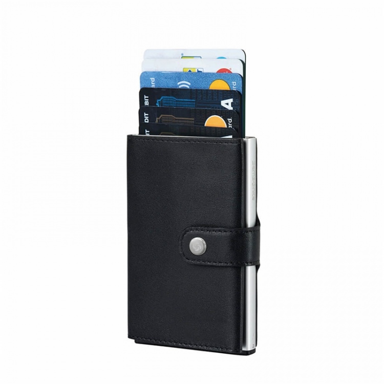SAMSONITE Wallet ALUFIT PLUS RFID Card Case Slide Plus BLACK