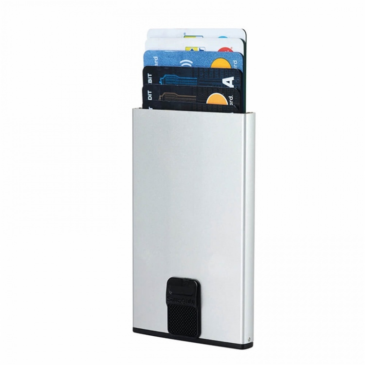 SAMSONITE Wallet ALUFIT RFID Card Case Slide ALUMINIUM SAMSONITE Wallet ALUFIT RFID Card Case Slide ALUMINIUM