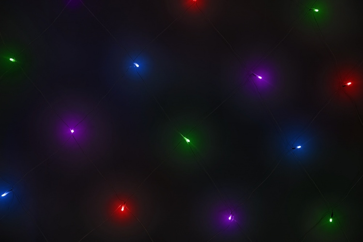 NORDIC HOME LED lichtrooster, veelkleurig, voor binnen en buiten, 120 x 150 cm NORDIC HOME LED lichtrooster, veelkleurig, voor binnen en buiten, 120 x 150 cm