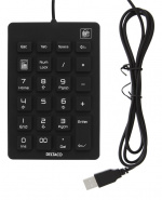 DELTACO silicon numpad, IP68, 23 keys, USB, black