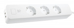 DELTACO SMART HOMEDELT Smart Branch Socket, 3xCEE 7/4, USB-A 2A, White