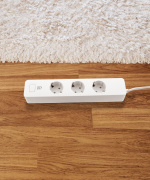 DELTACO SMART HOMEDELT Smart Branch Socket, 3xCEE 7/4, USB-A 2A, White