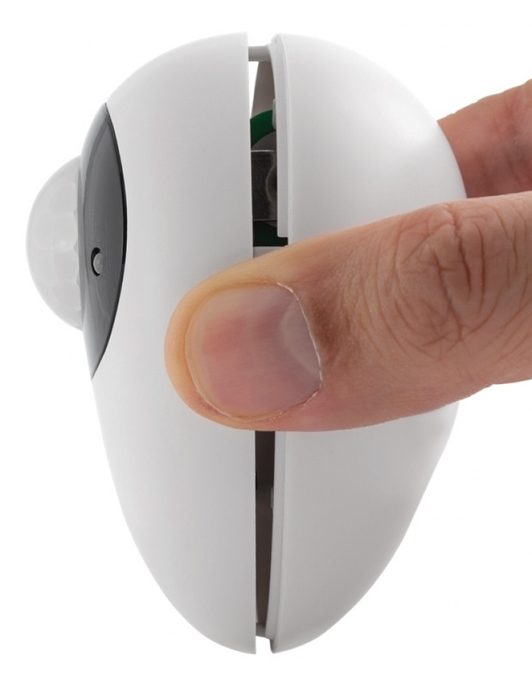 DELTACO SMART HOME Motion sensor, PIR, WiFi 2.4 GHz white/black