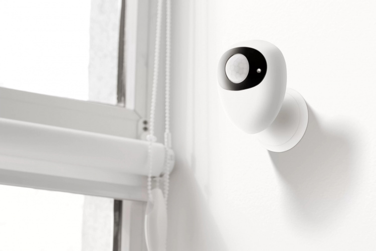 DELTACO SMART HOME Motion sensor, PIR, WiFi 2.4 GHz white/black