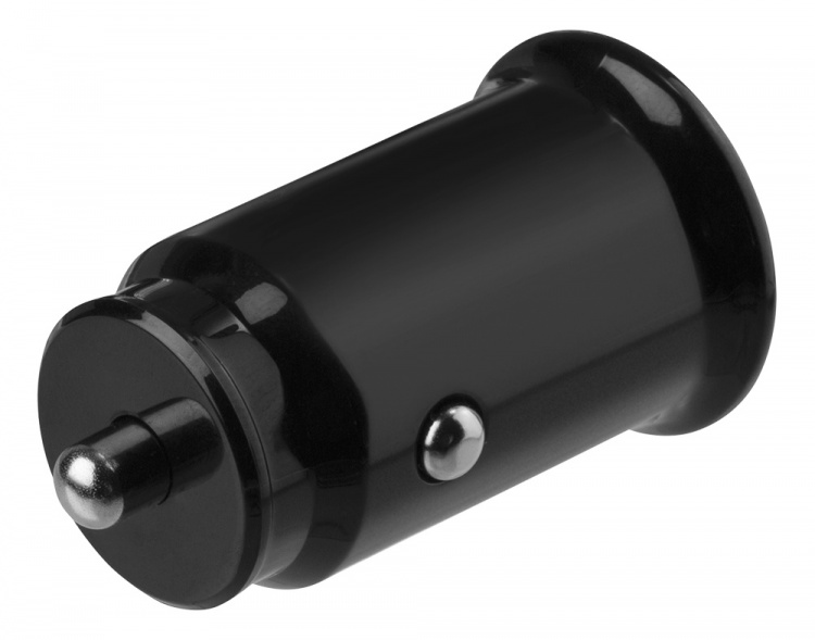 DELTACO 12/24 V USB car charger with compact size and 1x USB-A port, 2