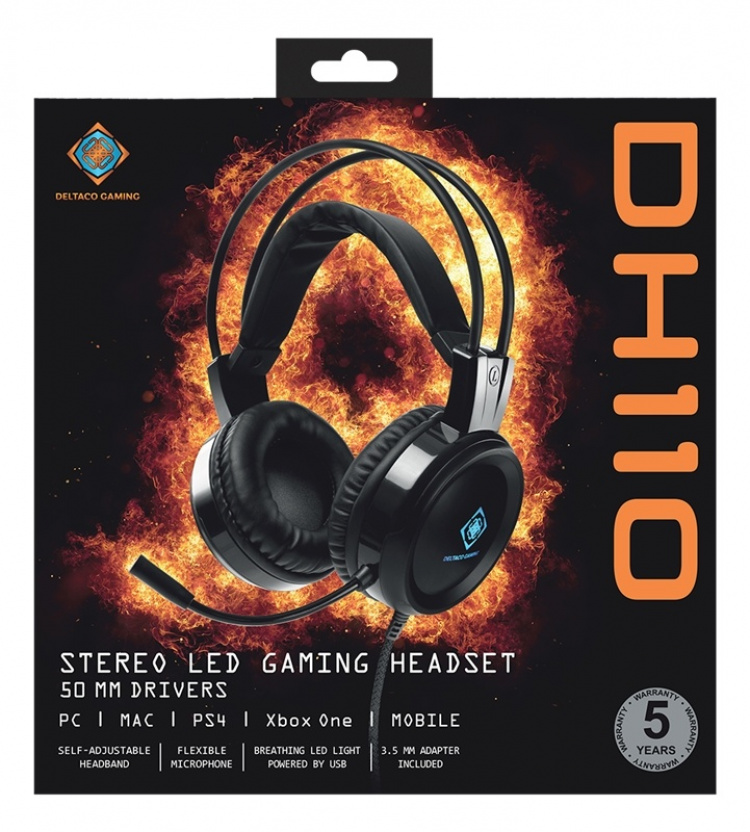 DELTACO GAMING DH110 gaming headset