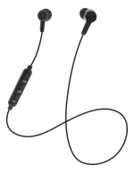 STREETZ In-ear BT headphones with microphone and control buttons, blac
