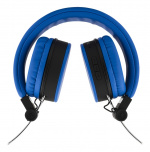 STREETZ Foldable on-ear BT headset, 3.5 mm, blue STREETZ Foldable on-ear BT headset, 3.5 mm, blue