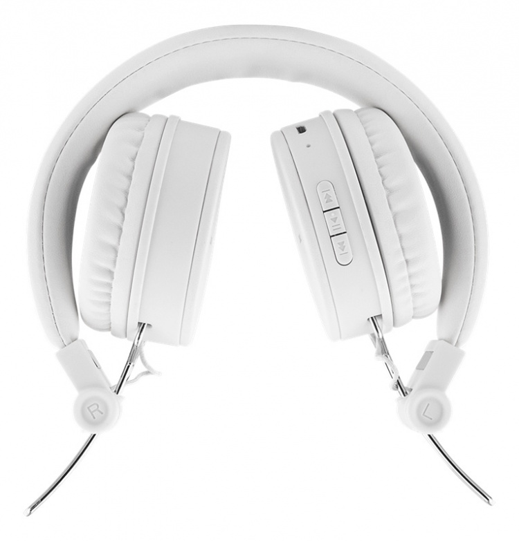STREETZ Foldable on-ear BT headset, 3.5 mm, white STREETZ Foldable on-ear BT headset, 3.5 mm, white
