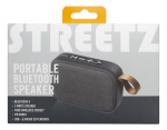 STREETZ Portable Bluetooth speaker, USB/TF/AUX/FM/handsfree, black