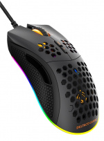 DELTACO GAMING DM210 lightweight gaming mouse, RGB, black