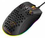 DELTACO GAMING DM210 lightweight gaming mouse, RGB, black