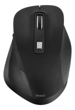 DELTACO Office ergonomic mouse, silent clicks, wireless 2.4G, 2400 DPI