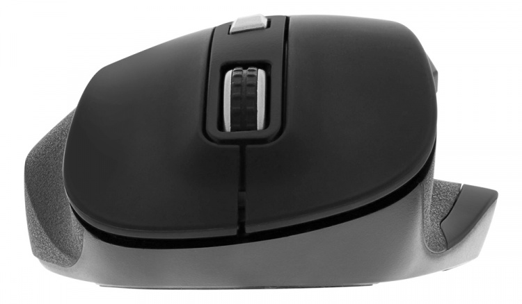 DELTACO Office ergonomic mouse, silent clicks, wireless 2.4G, 2400 DPI
