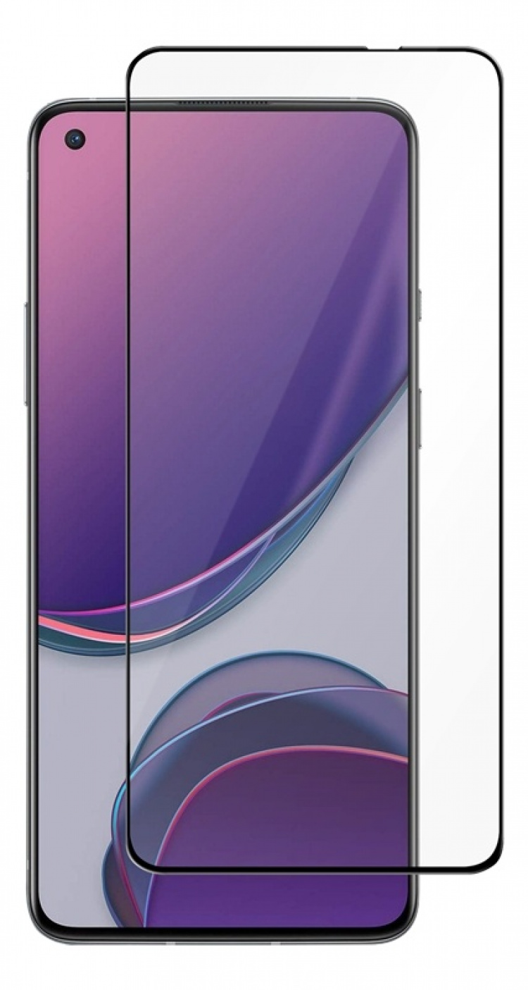 DELTACO screen protector OnePlus 9, 2.5D full coverage glass