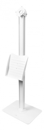 DELTACO OFFICE Anti-theft Floor stand with brochure holder for iPad 9.