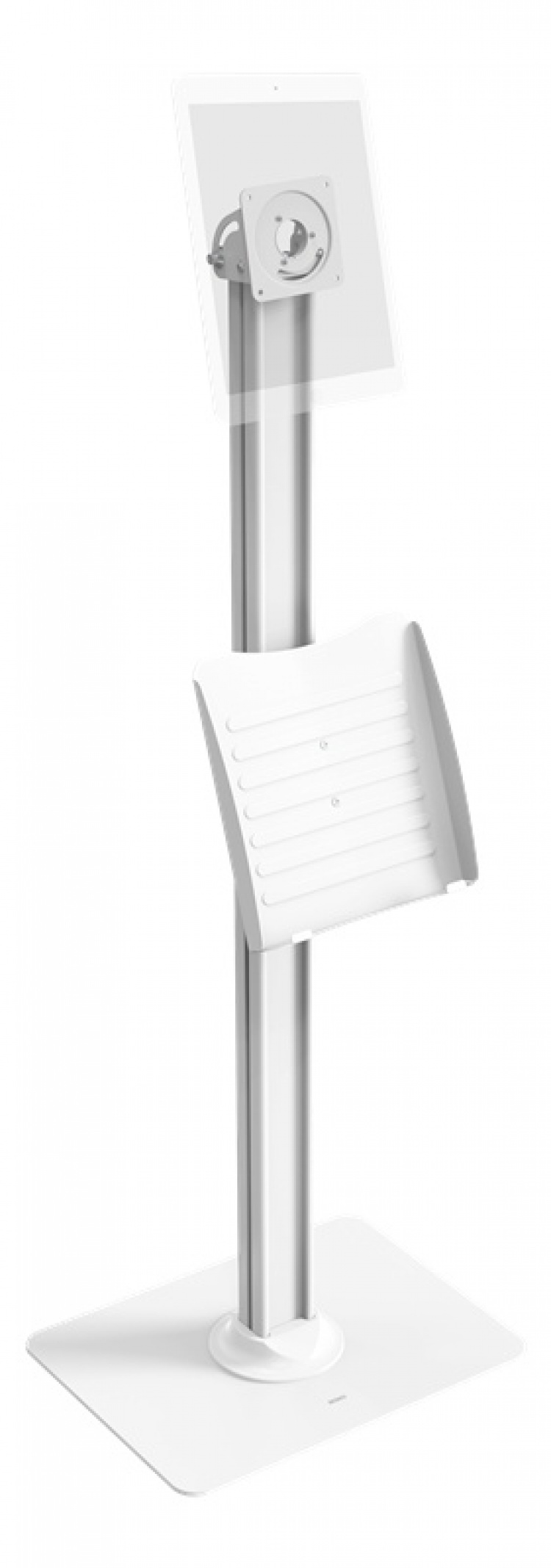 DELTACO OFFICE Anti-theft Floor stand with brochure holder for iPad 9.
