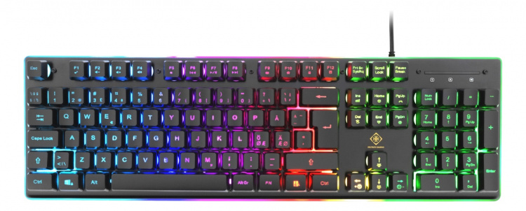 DELTACO GAMING 4in1 RGB-kit met toetsenbord, muis, koptelefoon, muismat