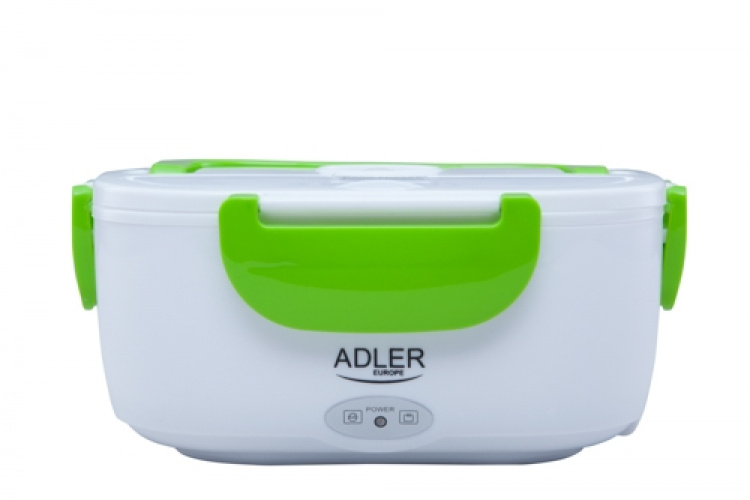 Adler Elektrische lunchbox, wit/groen