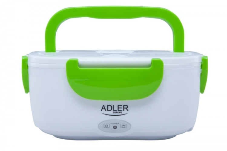 Adler Elektrische lunchbox, wit/groen