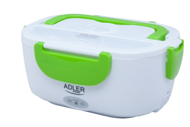 Adler Elektrische lunchbox, wit/groen