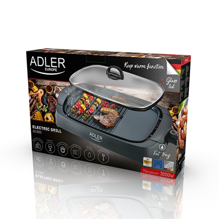 Adler Electric Grill, Black