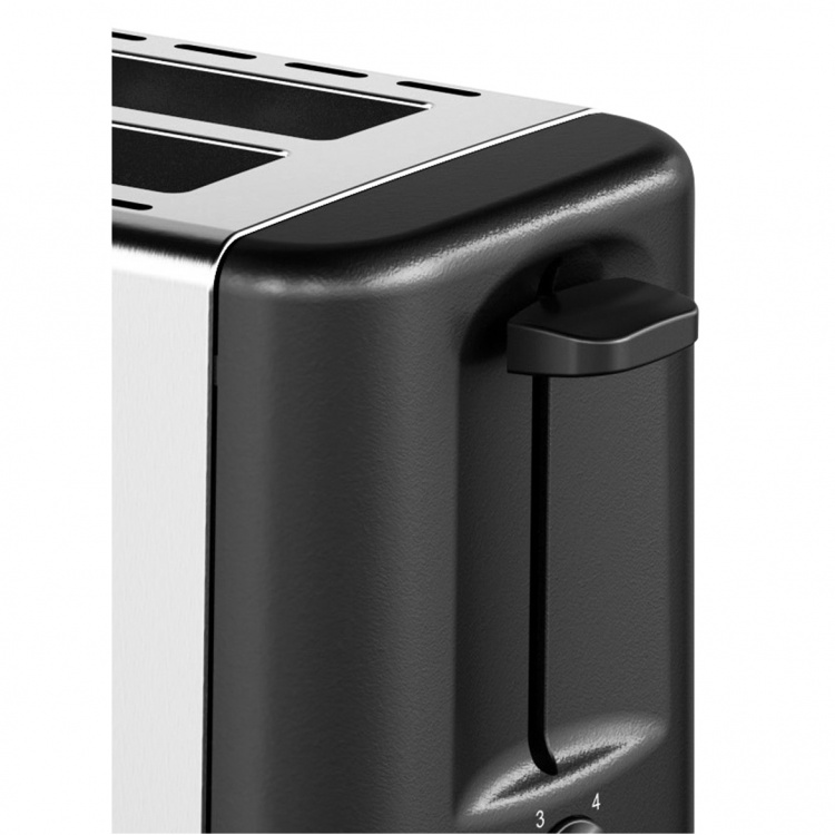 Emerio Brödrost 4-skivors Rostfri TO- Emerio Brödrost 4-skivors Rostfri TO-