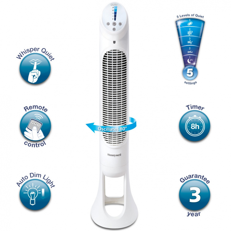 Honeywell Tornfläkt Quiet Oscilating HY