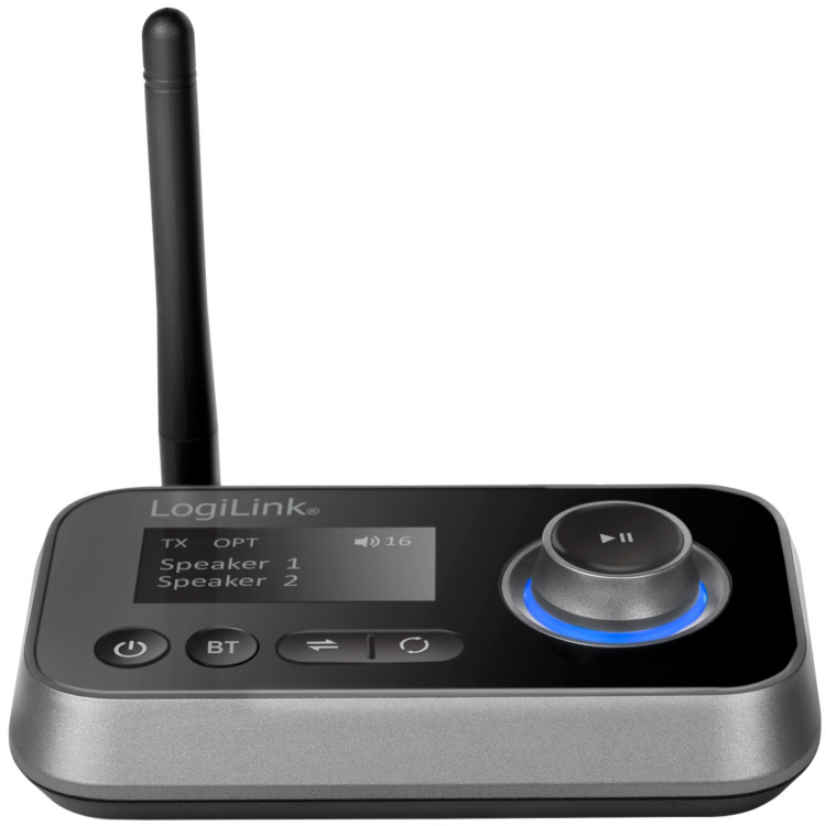 LogiLink Bluetooth 5.0 2-in-1 audiozender/ontvanger LogiLink Bluetooth 5.0 2-in-1 audiozender/ontvanger