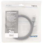LogiLink DisplayPort-kabel 4K/60Hz Alum LogiLink DisplayPort-kabel 4K/60Hz Alum
