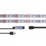 LogiLink RGB LED-strip med fjärr. 3 met LogiLink RGB LED-strip med fjärr. 3 met