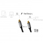 LogiLink USB-C-kabel PD 3.0 100W 480 Mb LogiLink USB-C-kabel PD 3.0 100W 480 Mb