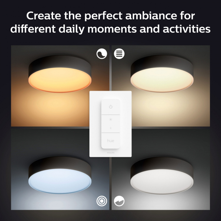 Philips Hue Enrave S Taklampa White Am